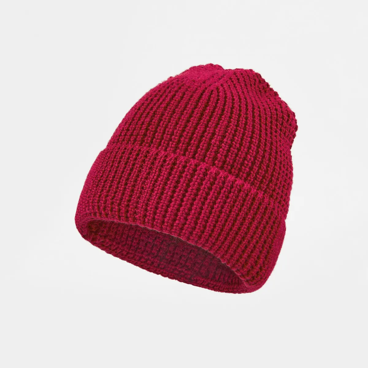 Blank Knit Cuffed Waffle Beanie Wholesale - 1546 Foremost Hat