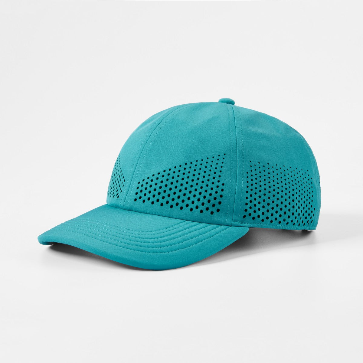 Blank Recycled 6 Panel Performance Perforated Dad Hat Wholesale - 6445