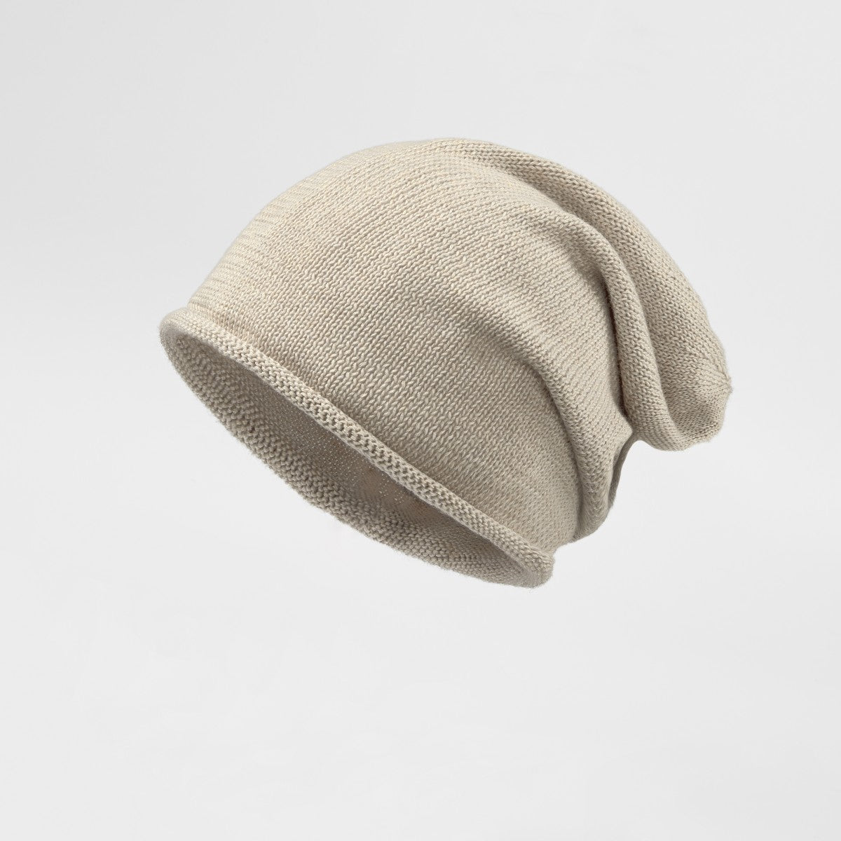 Blank Merino Wool Slouchy Beanie Wholesale - 1258