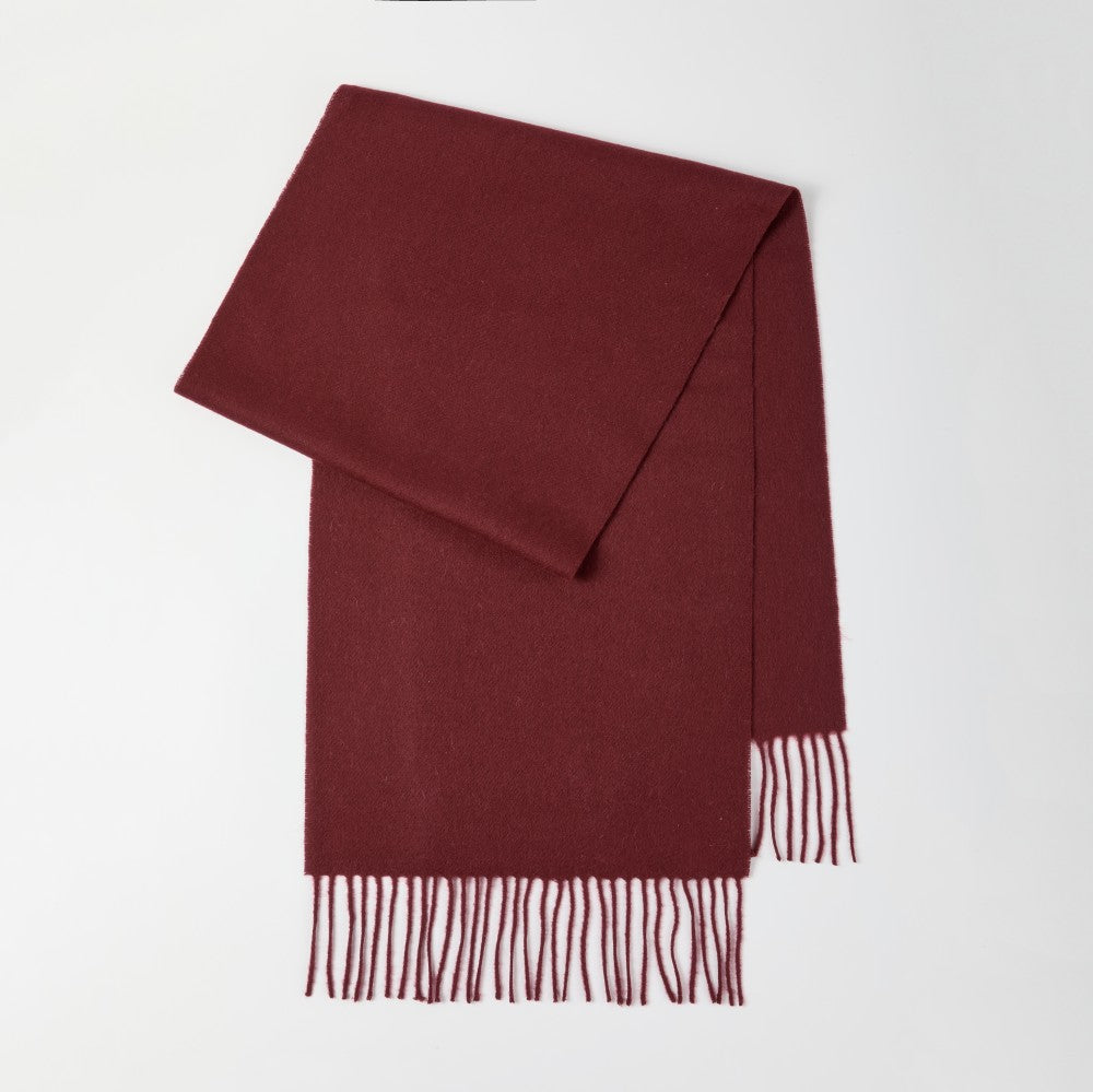 Blank 100% Sheep Wool Solid Colour Scarf Wholesale