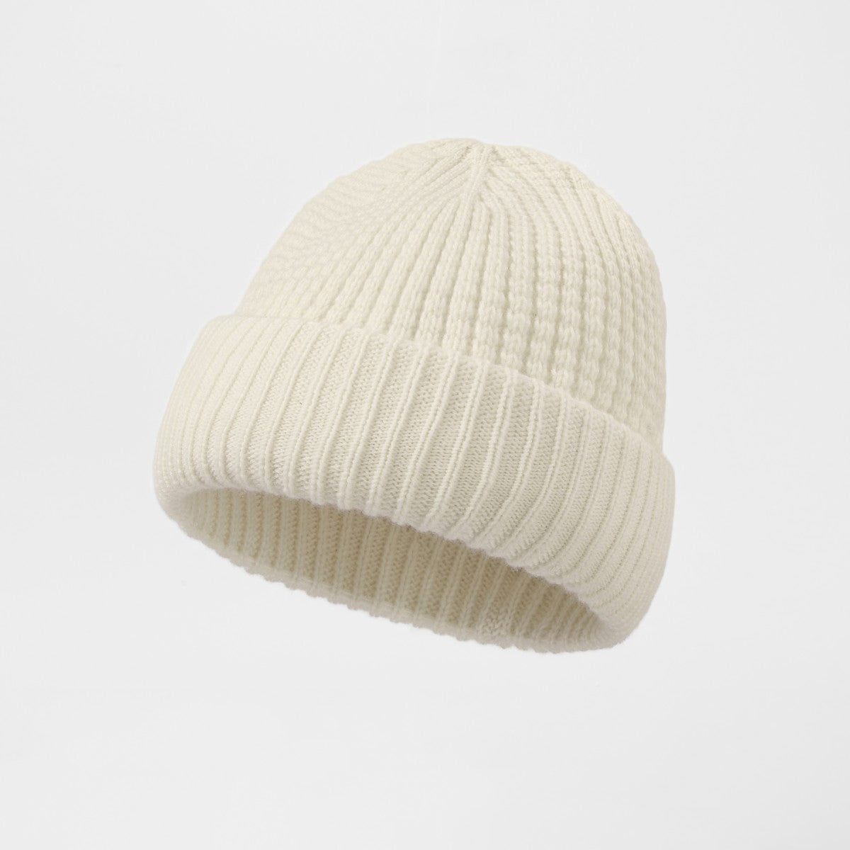 Blank Wool Waffle Knit Beanie Wholesale - 1263
