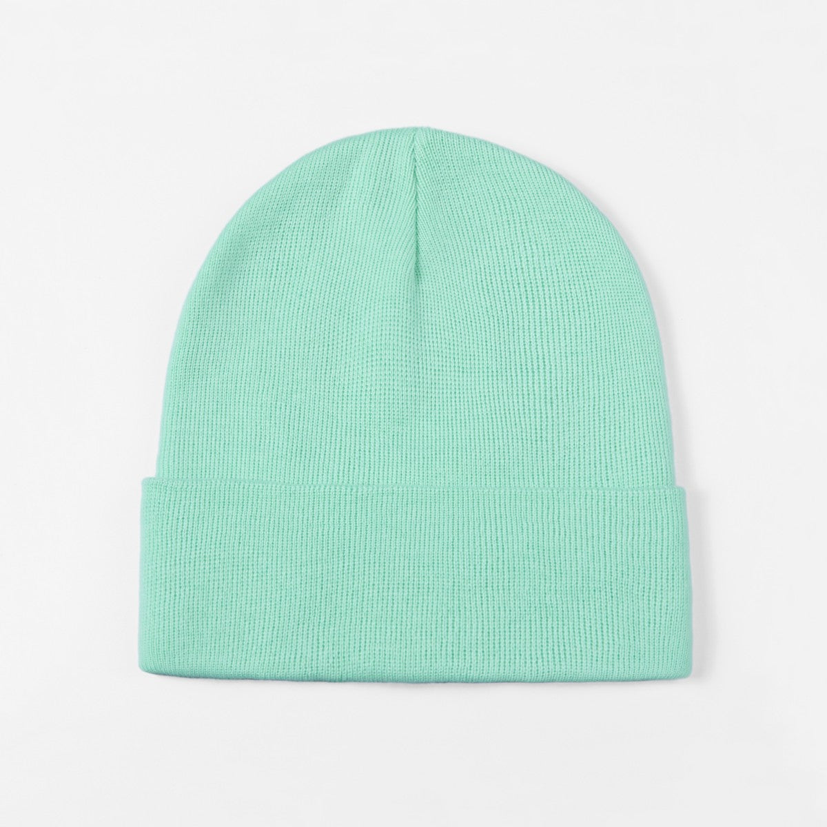 Blank Cuffed Wool Blend Beanie Wholesale - 1149