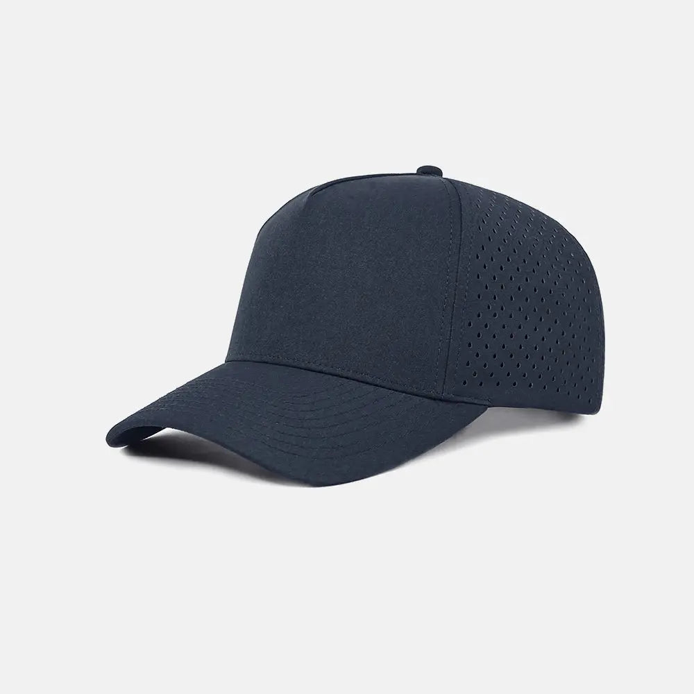 Blank 5 Panel Recycled Perforated Snapback - 6526 foremosthat