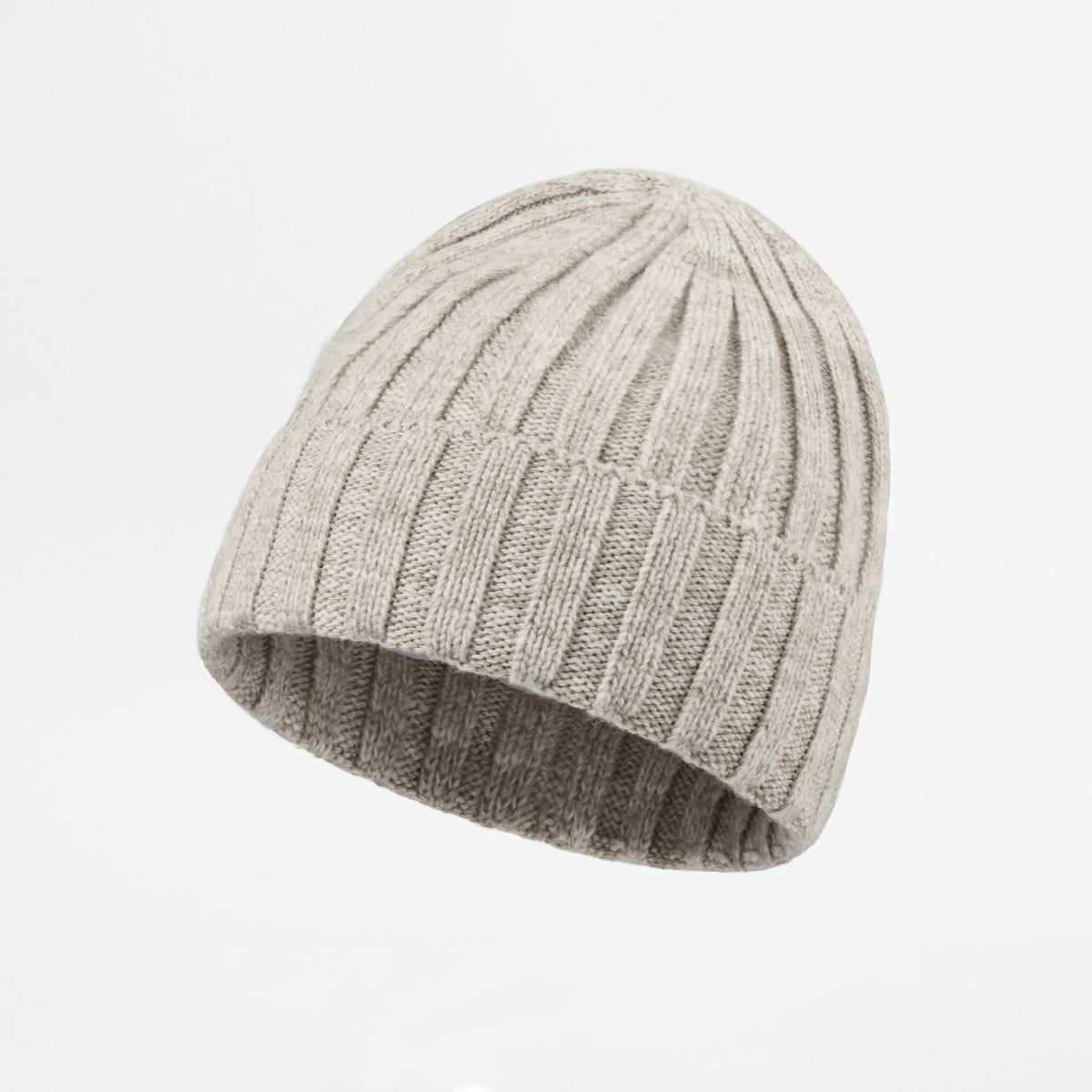 Blank Merino Wool and Cashmere Blend Beanies Wholesale - 1313