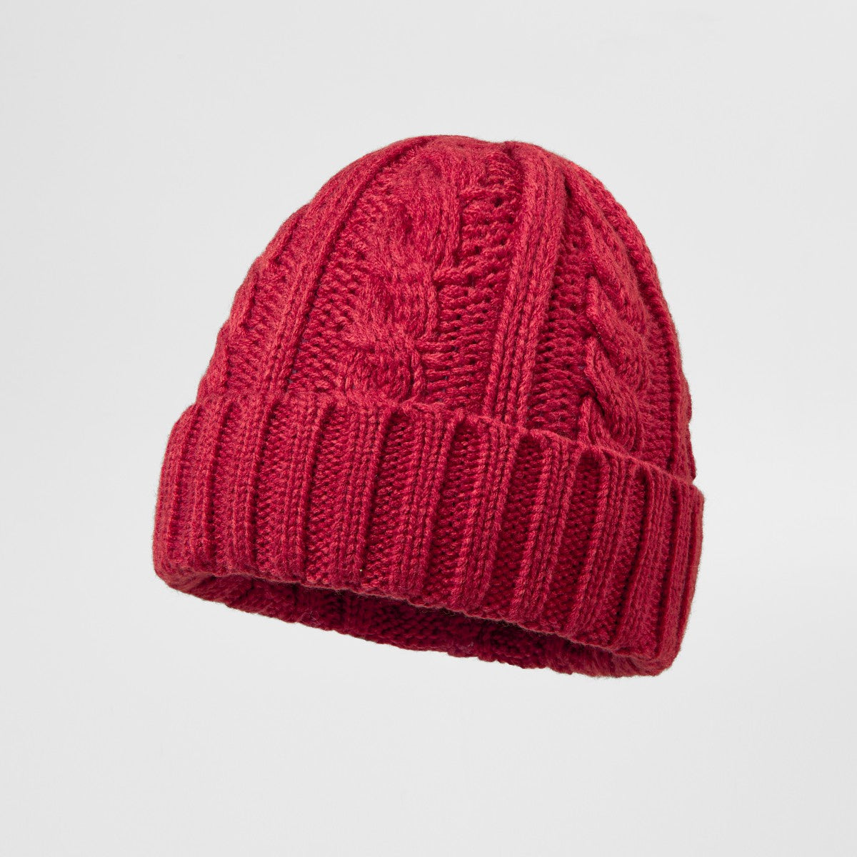 Blank Australian Wool Cable Knit Beanie Wholesale - 1340