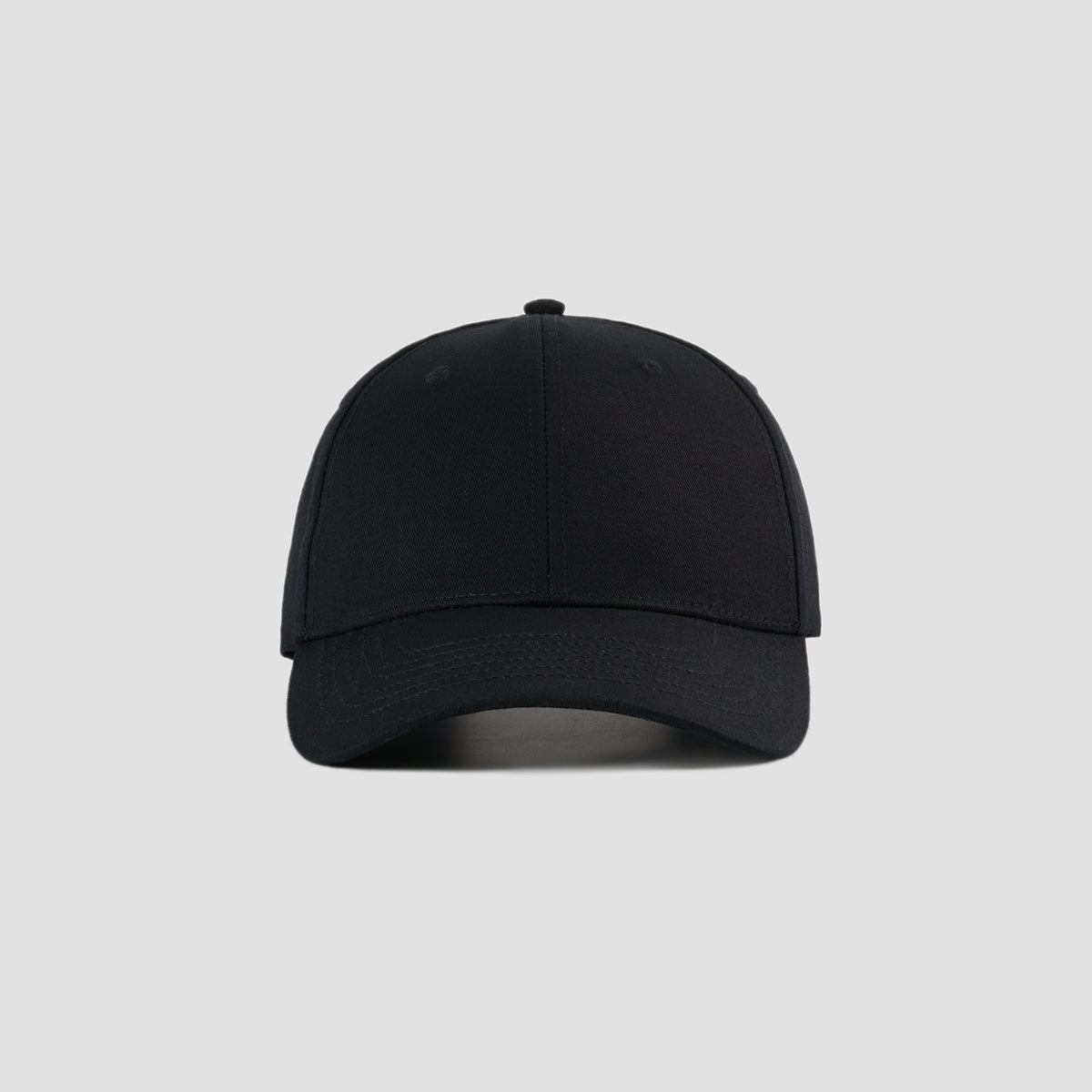 Blank 6 Panel Mid Profile Structured Baseball Cap Wholesale - 6166
