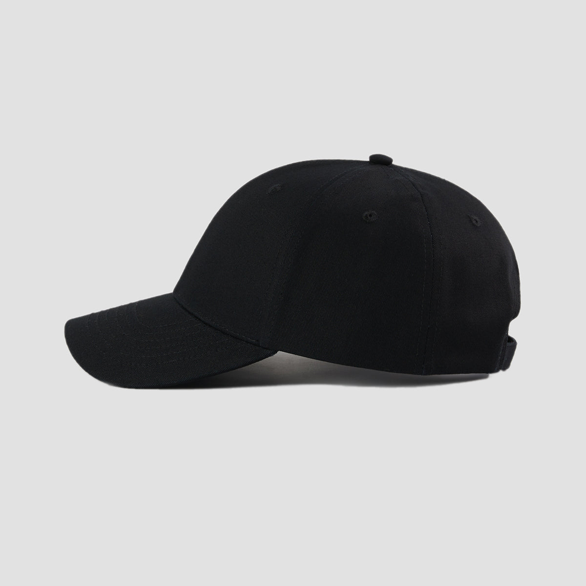 Blank 6 Panel Mid Profile Structured Baseball Cap Wholesale - 6166