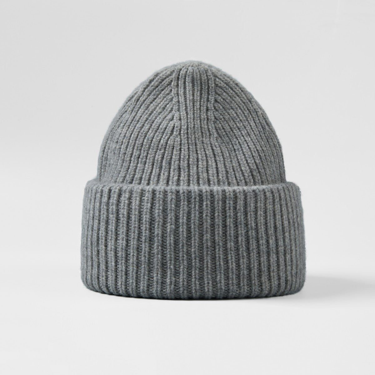 Blank High-Cuffed 100% Merino Wool Beanie Wholesale - 1338