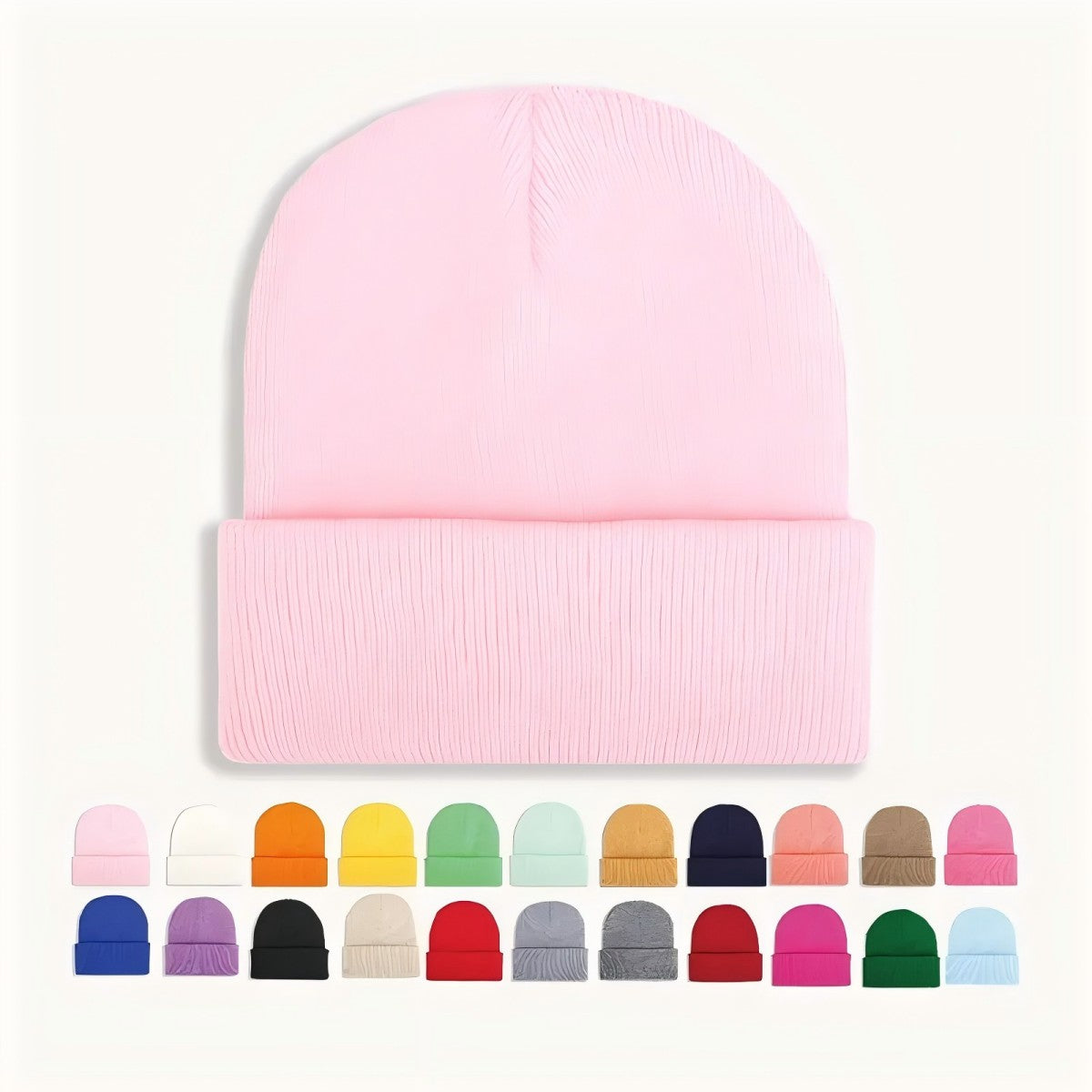 Blank Kids Acrylic Beanie Hats Wholesale - 6725