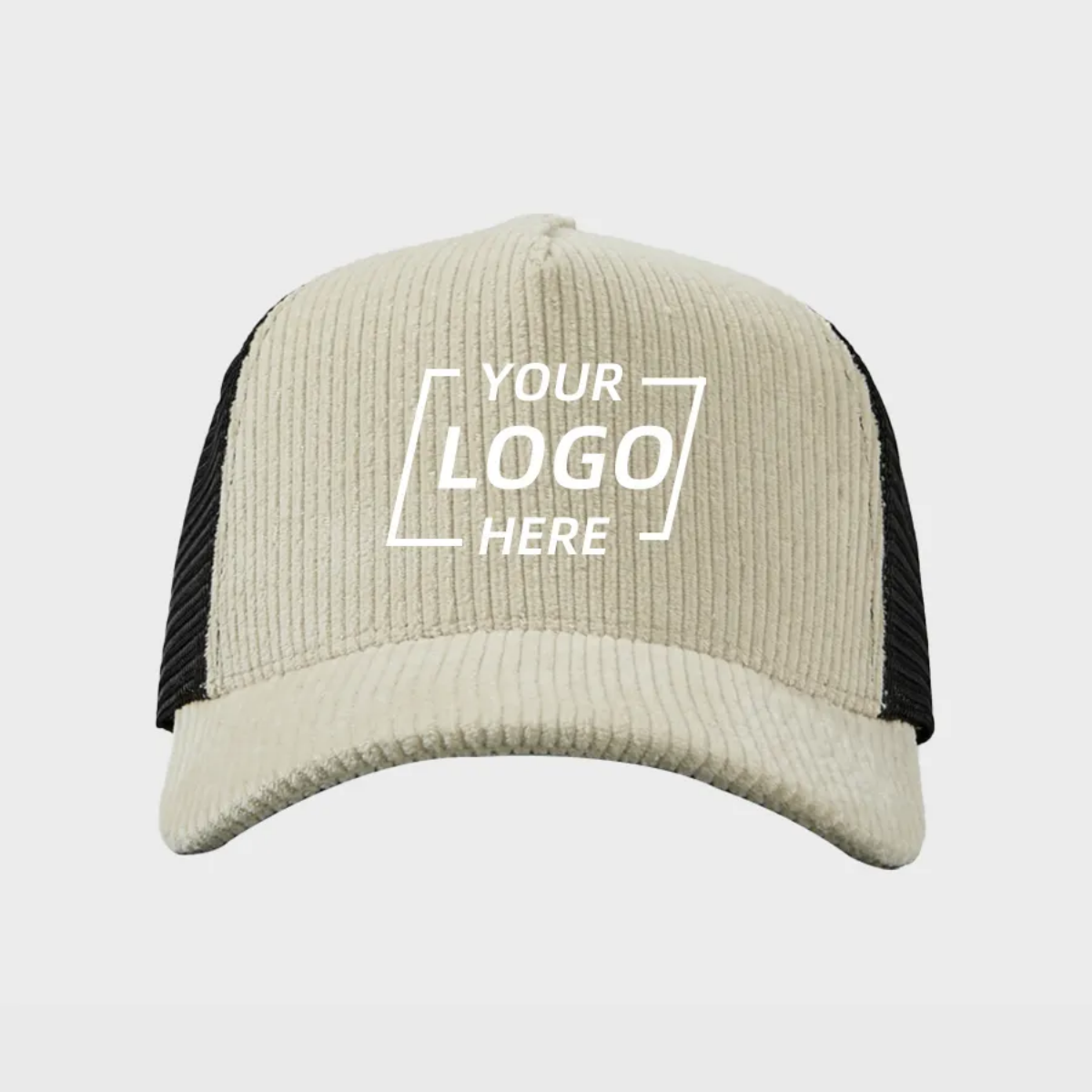 Blank 5 Panel Corduroy Trucker Hat Wholesale - 5129