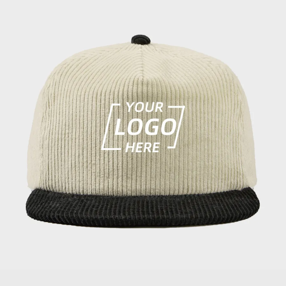 Blank 5 Panel Corduroy Snapback Hats Wholesale - 5123