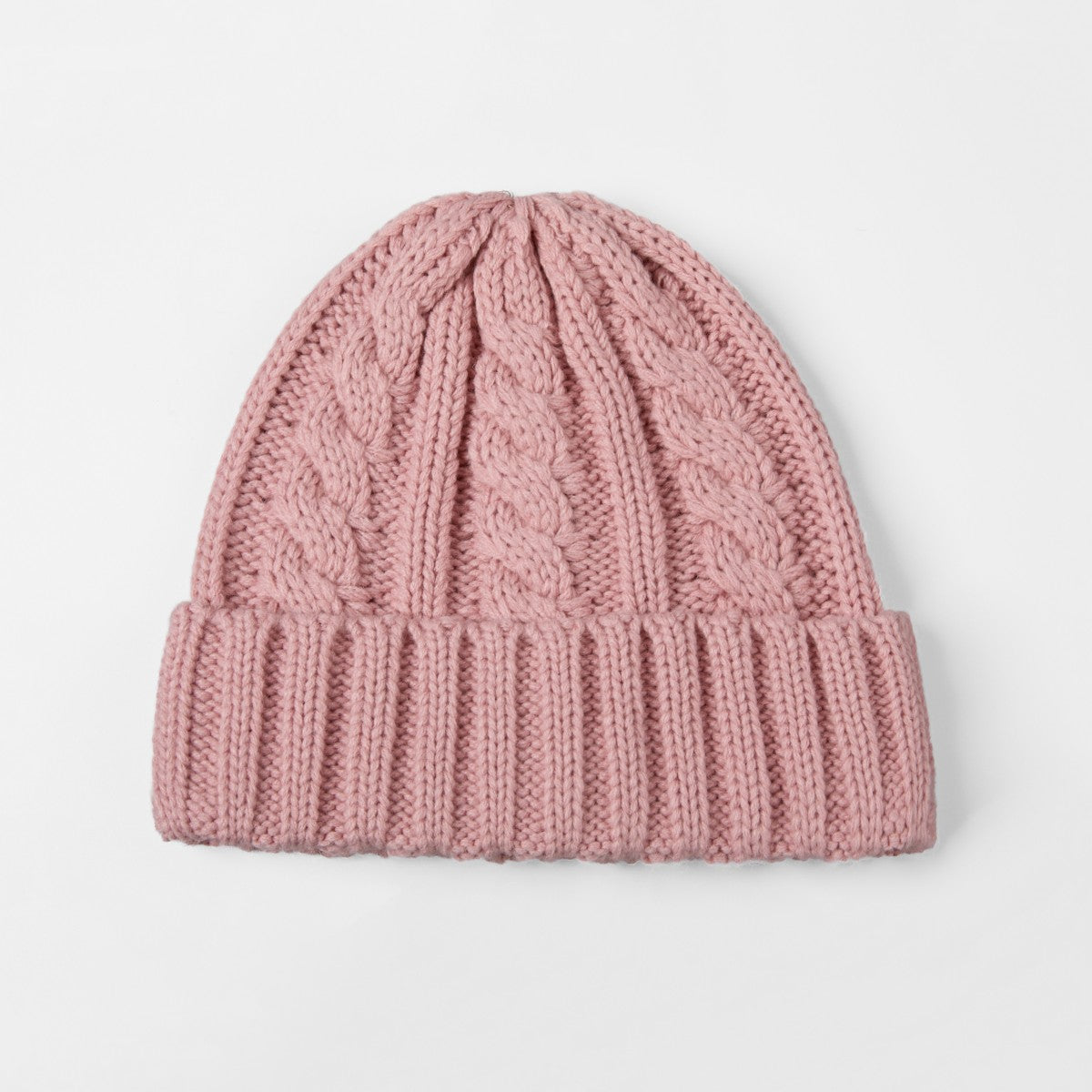 Blank Australian Wool Cable Knit Beanie Wholesale - 1340
