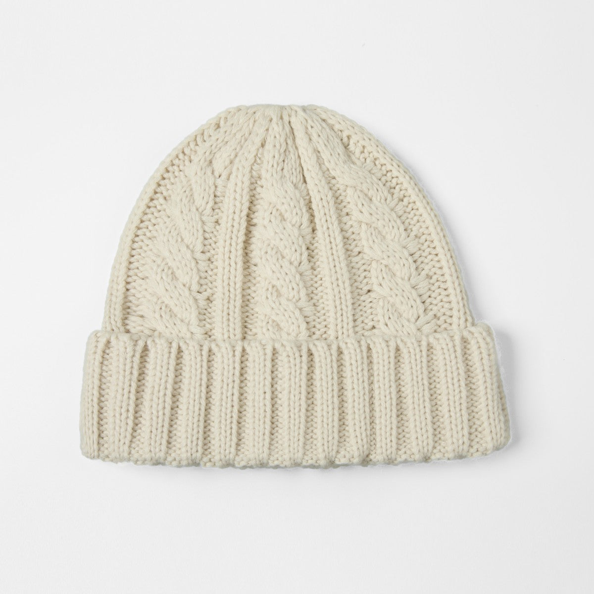 Blank Australian Wool Cable Knit Beanie Wholesale - 1340