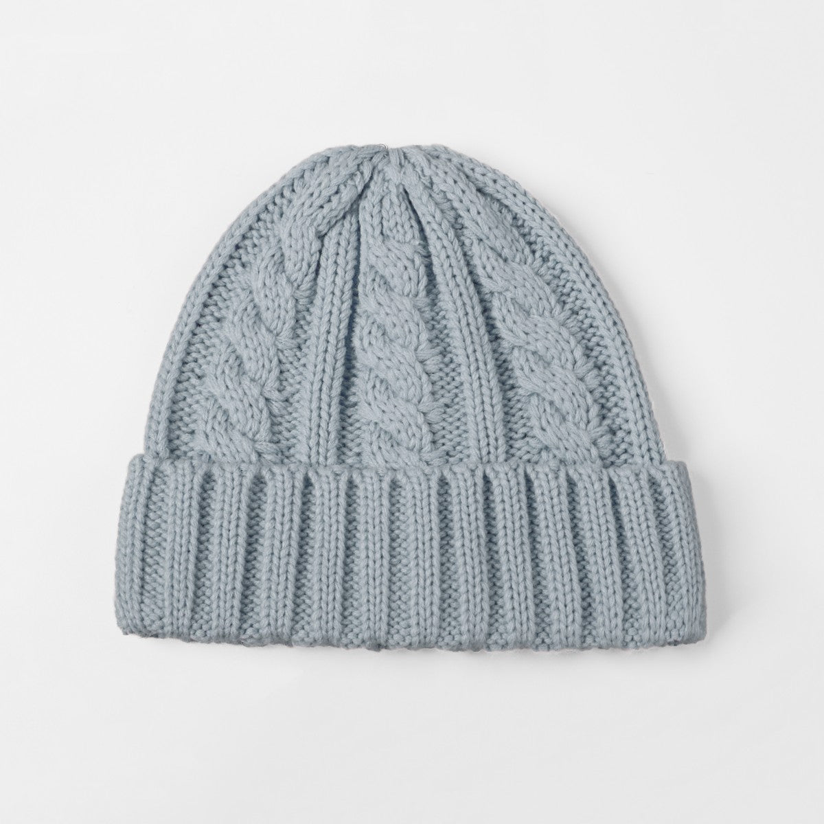 Blank Australian Wool Cable Knit Beanie Wholesale - 1340
