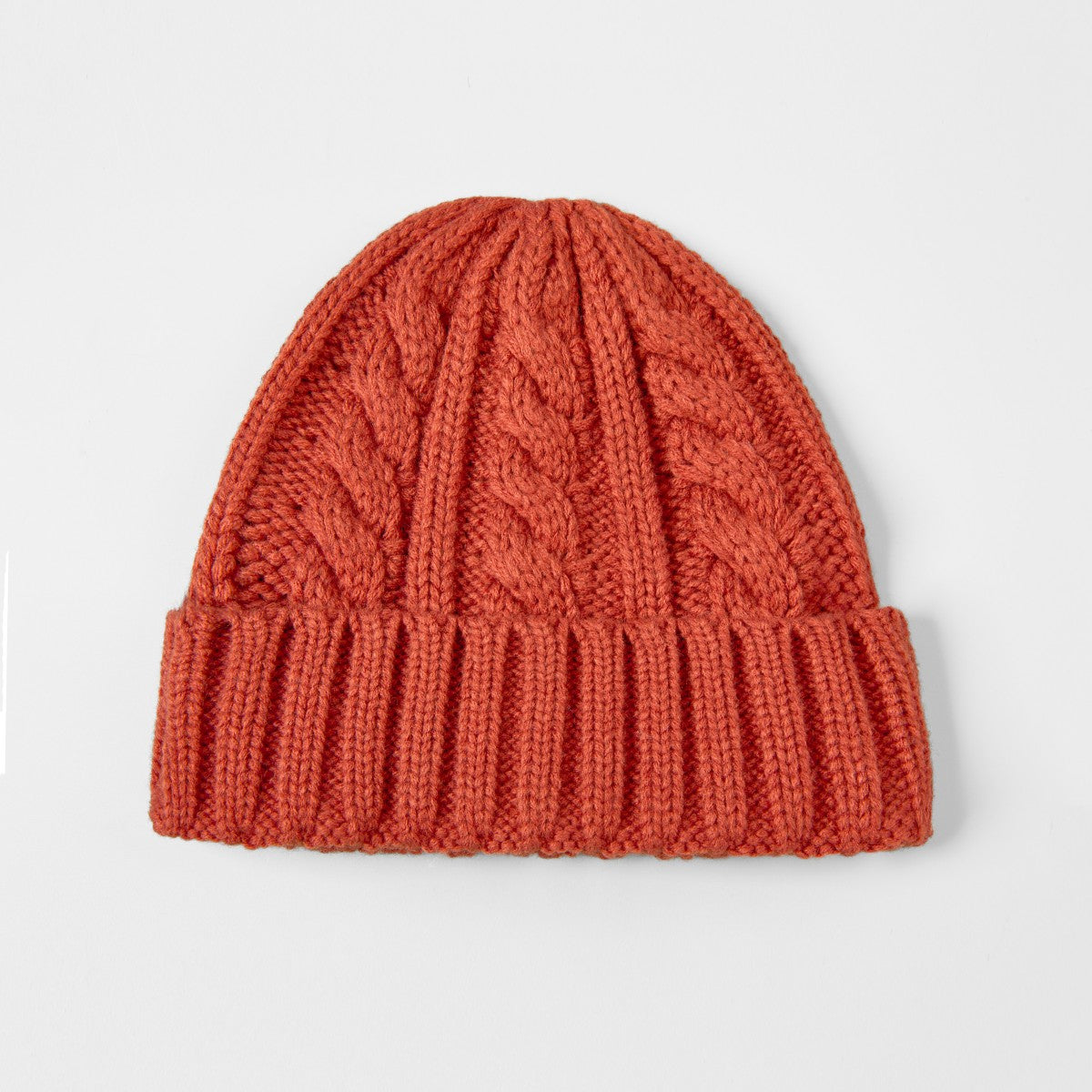 Blank Australian Wool Cable Knit Beanie Wholesale - 1340