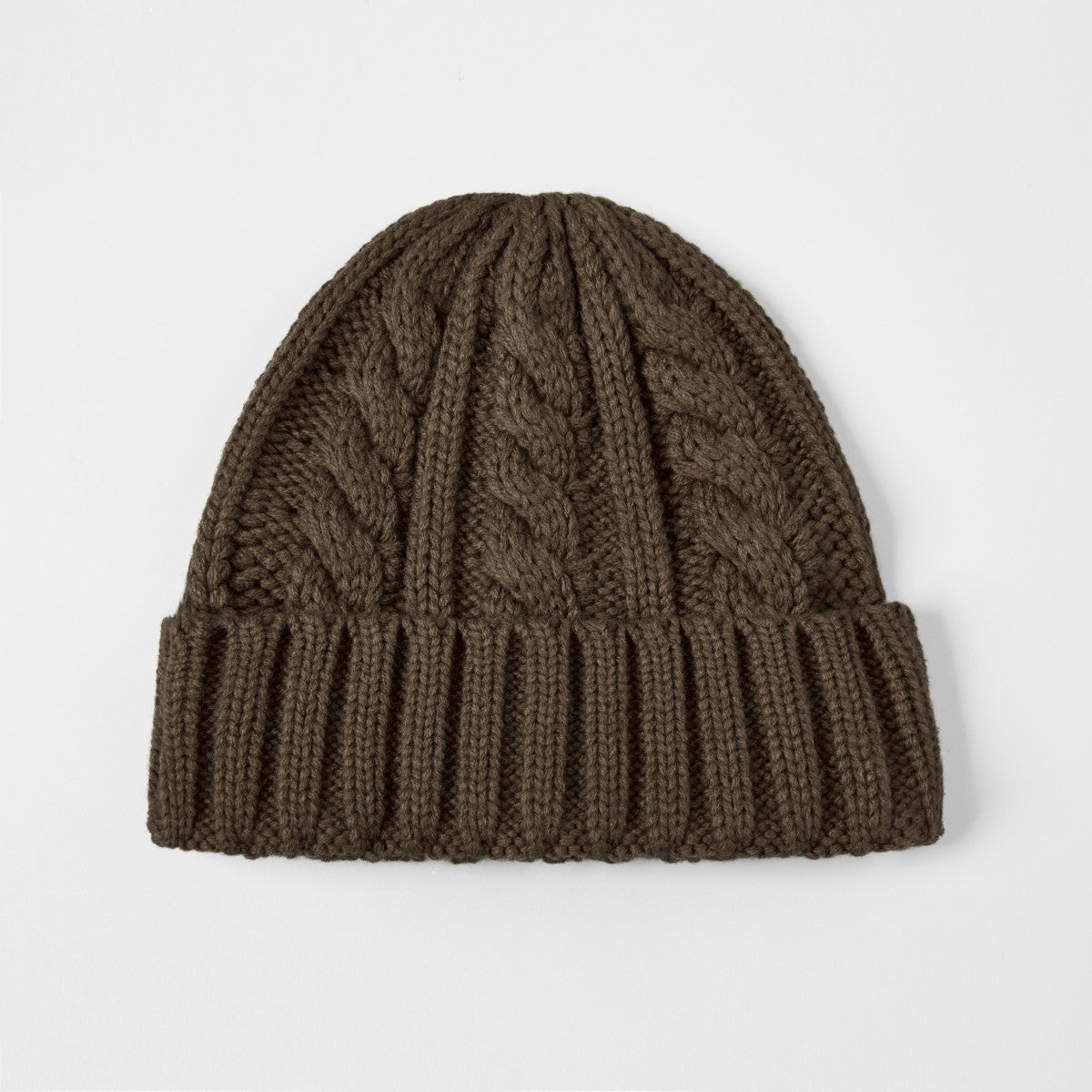 Blank Australian Wool Cable Knit Beanie Wholesale - 1340