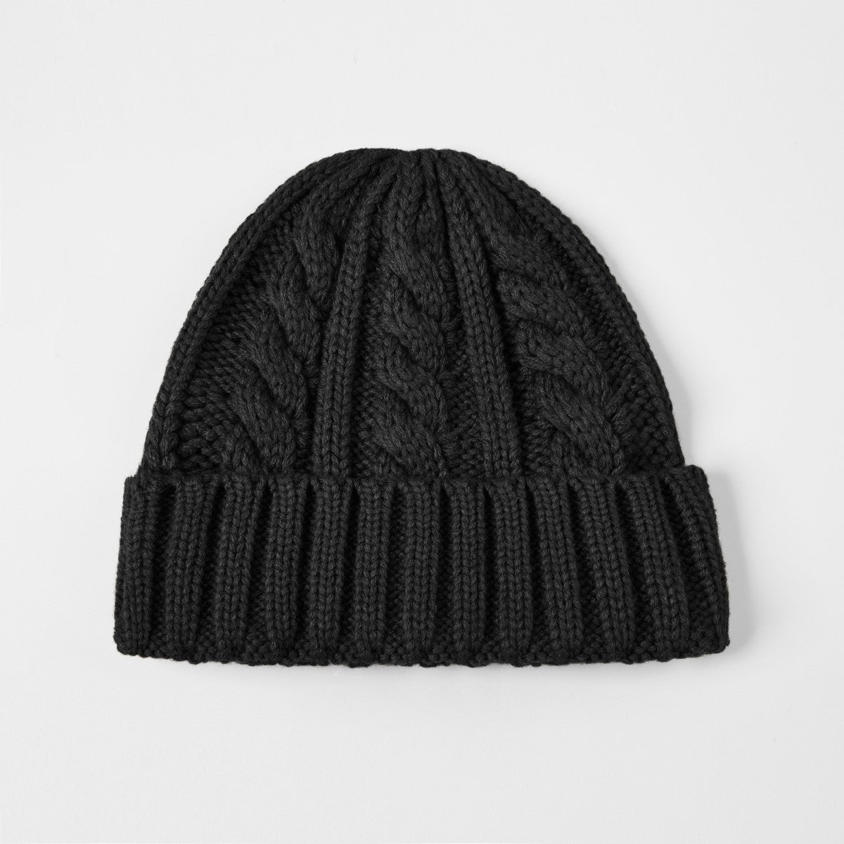 Blank Australian Wool Cable Knit Beanie Wholesale - 1340