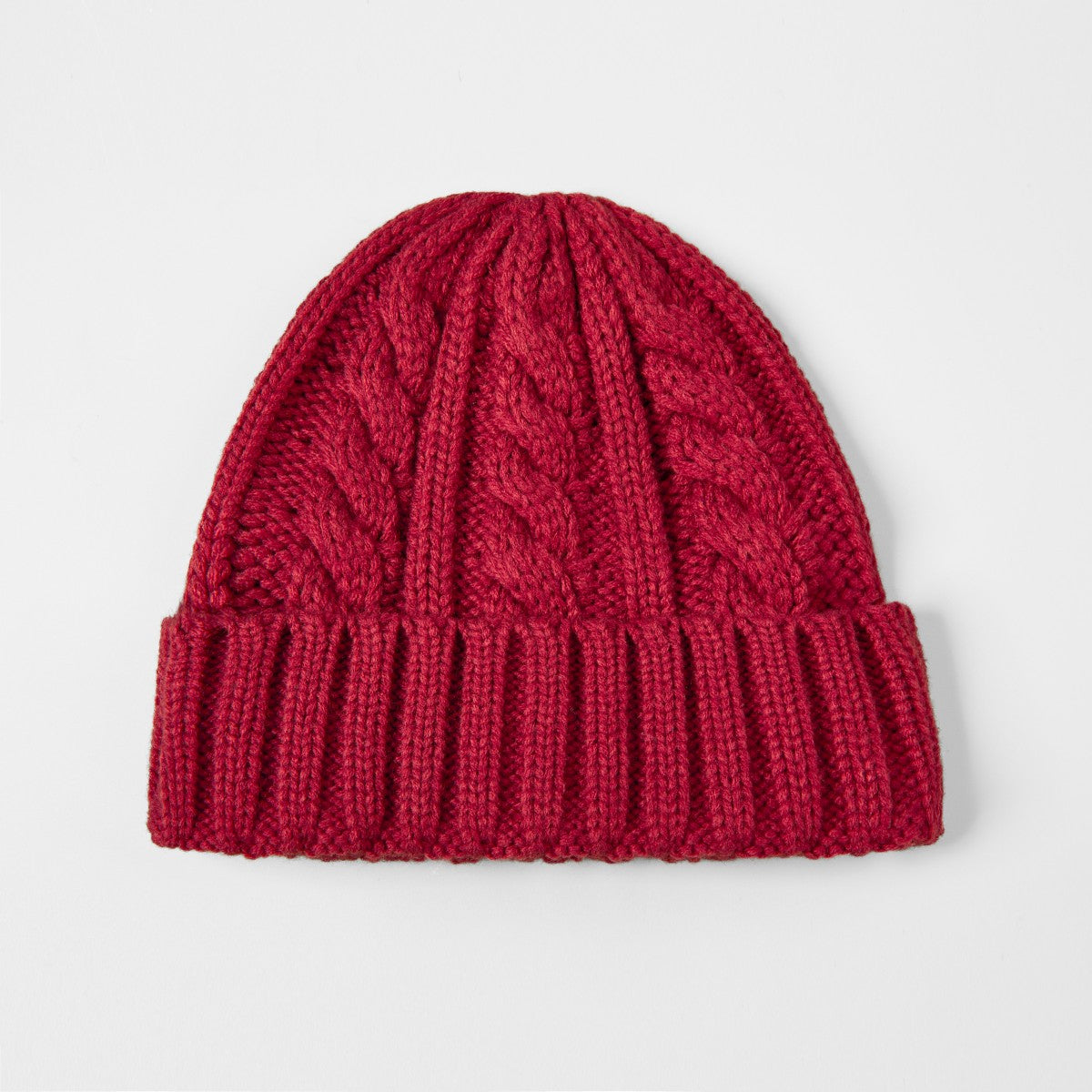 Blank Australian Wool Cable Knit Beanie Wholesale - 1340