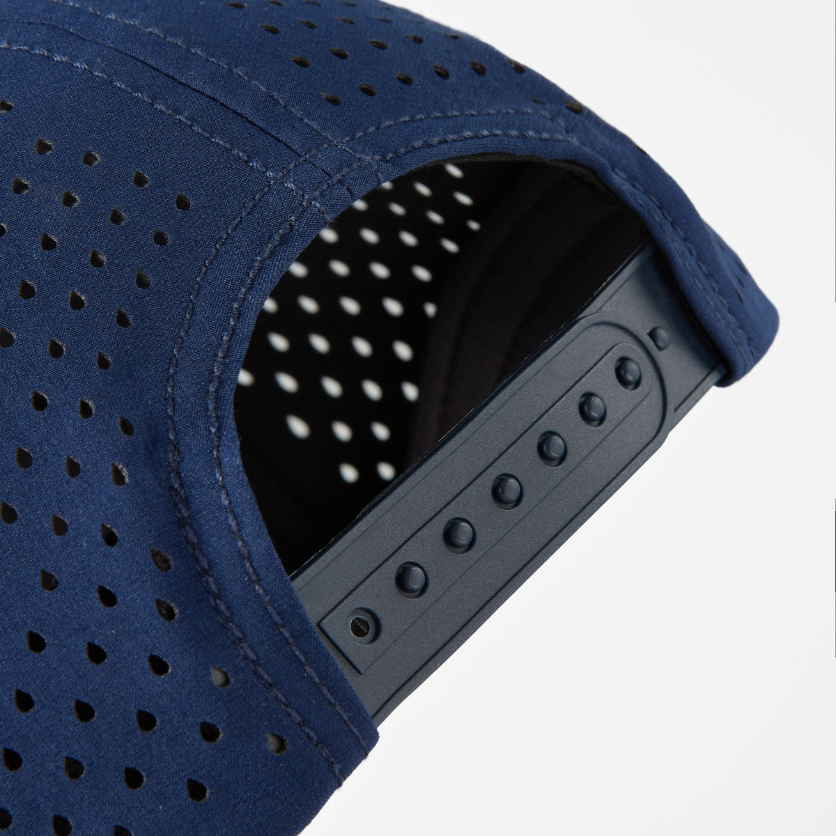 Blank Water Repellent Flat Bill Perforated Rope Snapback Hat - 5015P