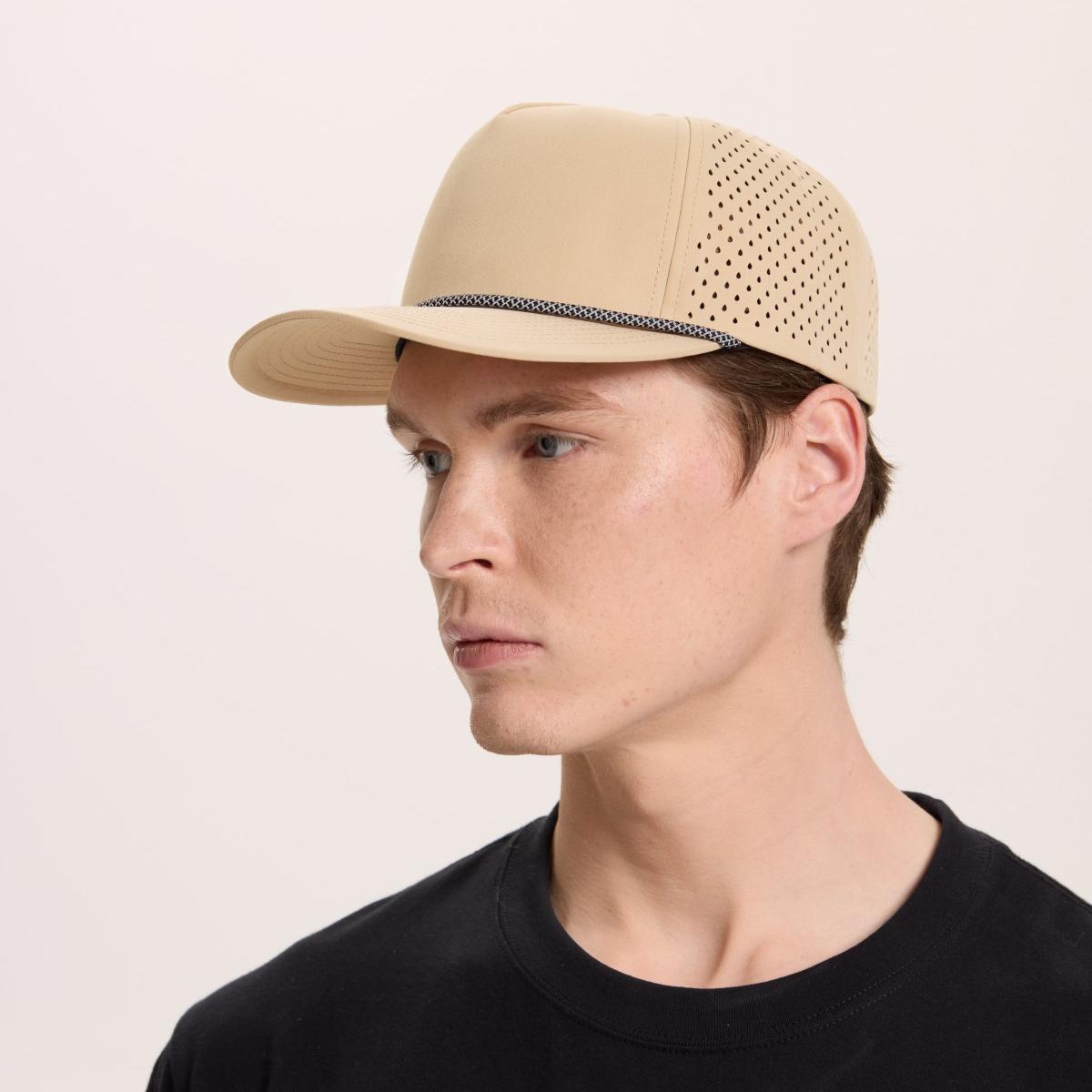 Blank Recycled Water Repellent Snapback Golf Rope Hat Wholesale - 6526P