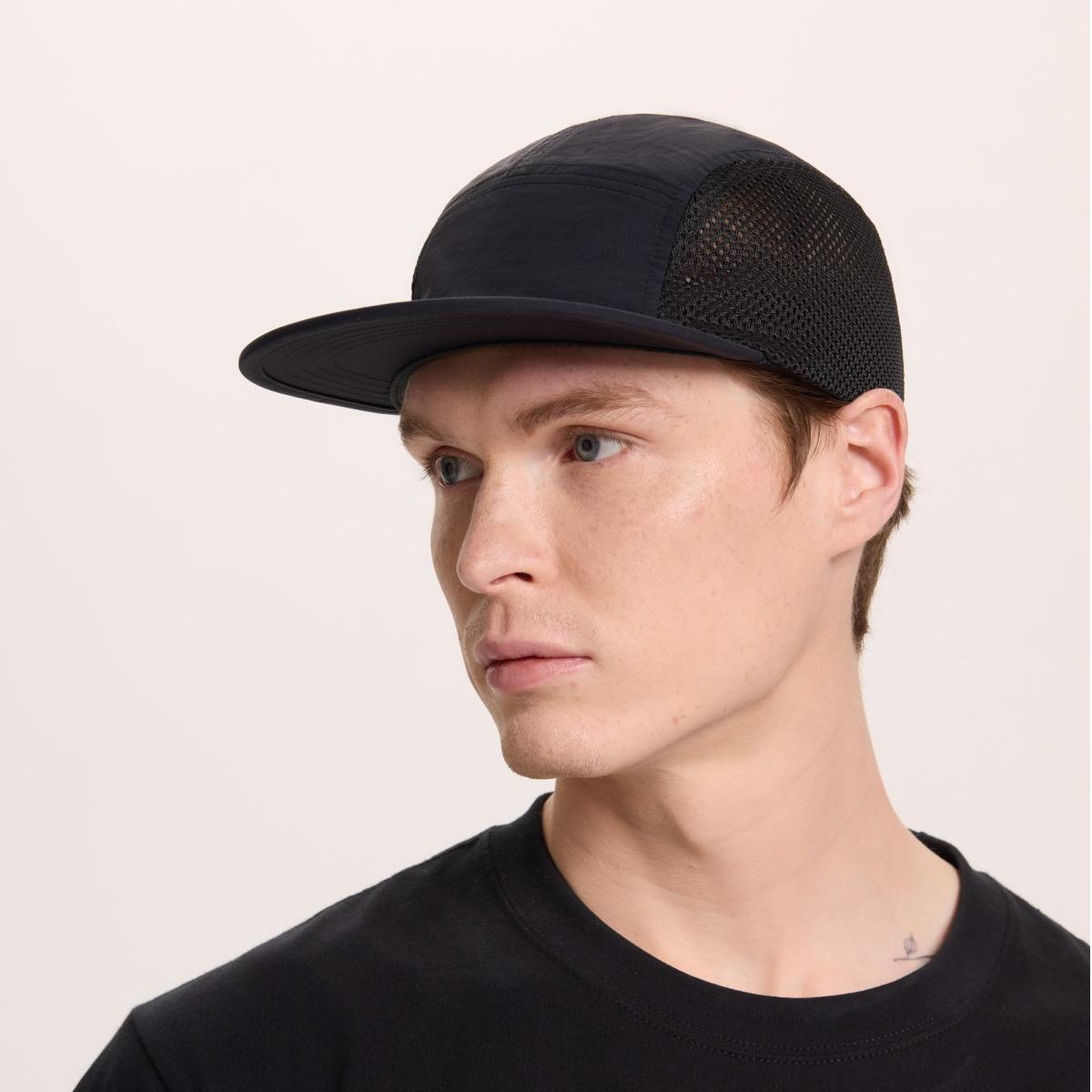 Blank 5 Panel Water Repellent Mesh Camper Hat Wholesale - 5209