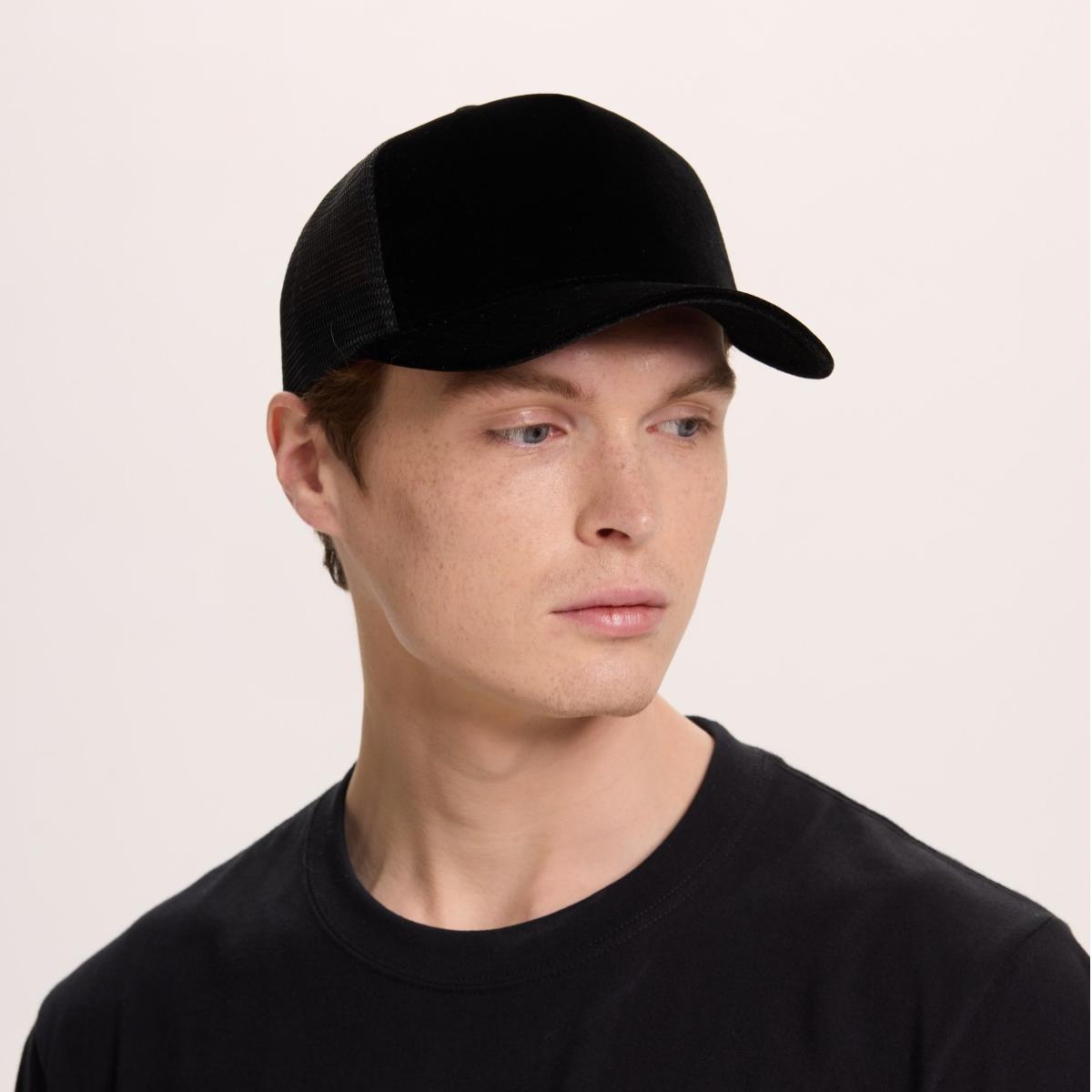 Blank 5 Panel Suede Trucker Hats Wholesale - 6710