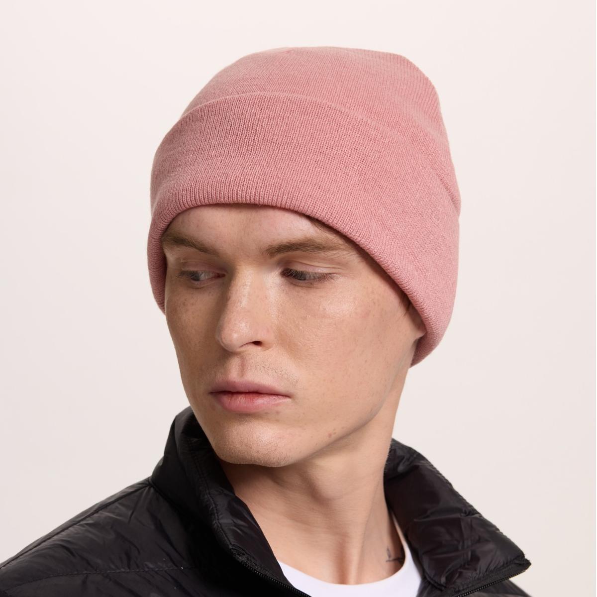 Blank Recycled Polyester Satin Lined Beanie Wholesale - 1176