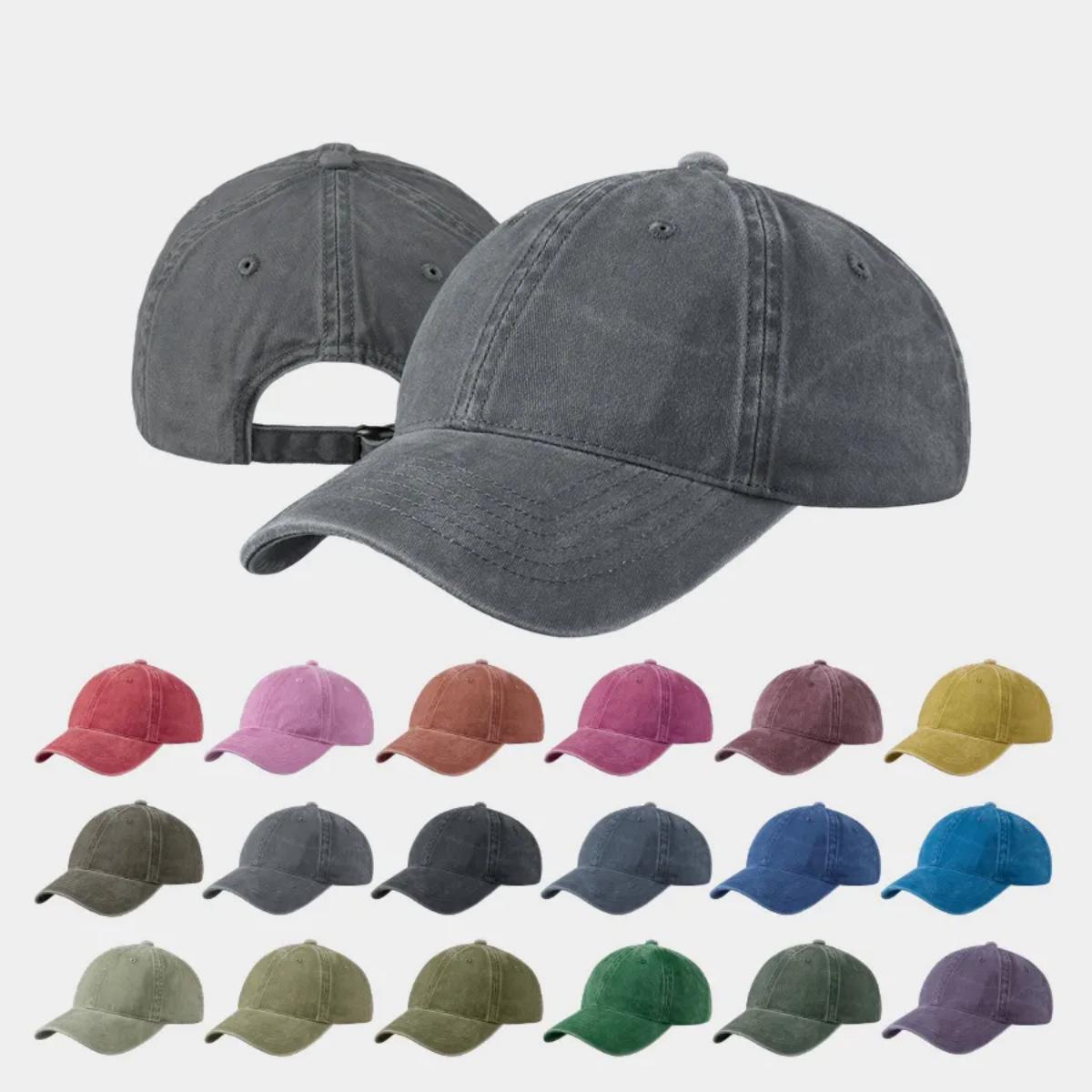 Blank Vintage Cotton Dad Hat Wholesale - 6123