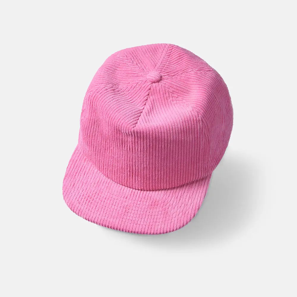 Blank 5 Panel Corduroy Snapback Hats - 5123 foremosthat