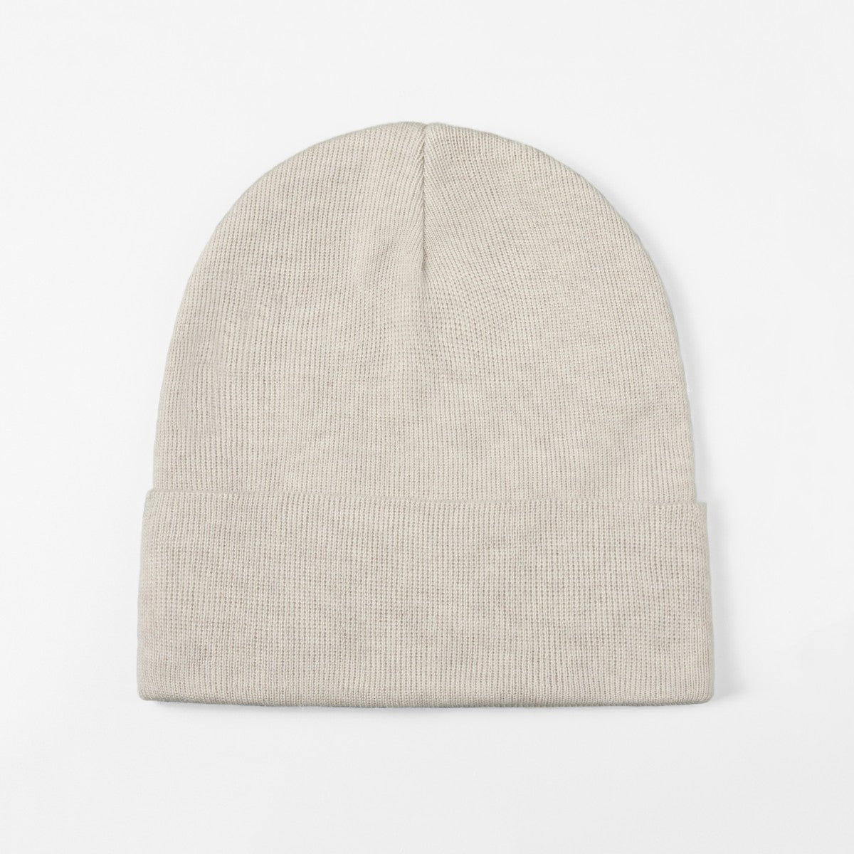 Blank Cuffed Wool Blend Beanie Wholesale - 1149