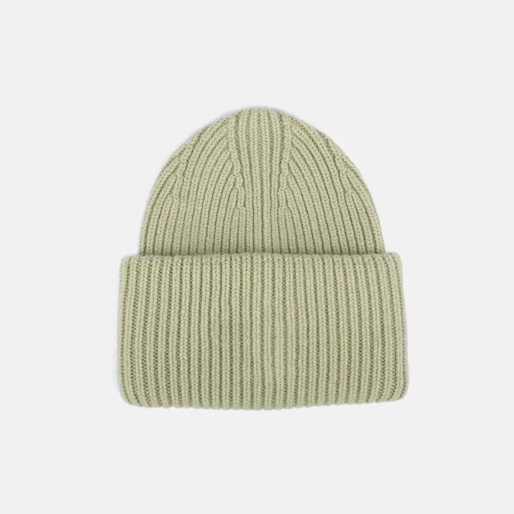 Blank High-Cuffed 100% Merino Wool Beanie - 1338 foremosthat