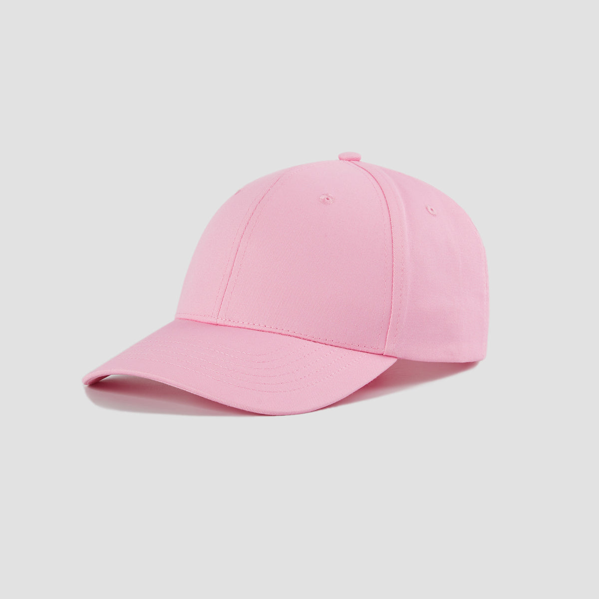 Blank 6 Panel Mid Profile Structured Baseball Cap Wholesale - 6166