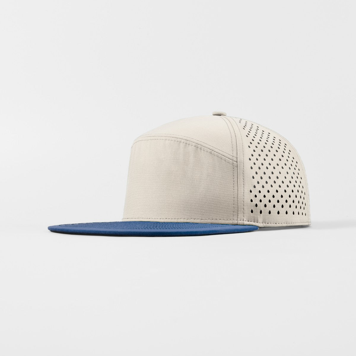 Blank 6 Panel Water Repellent Perforated Snapback Hat Wholesale - 6023