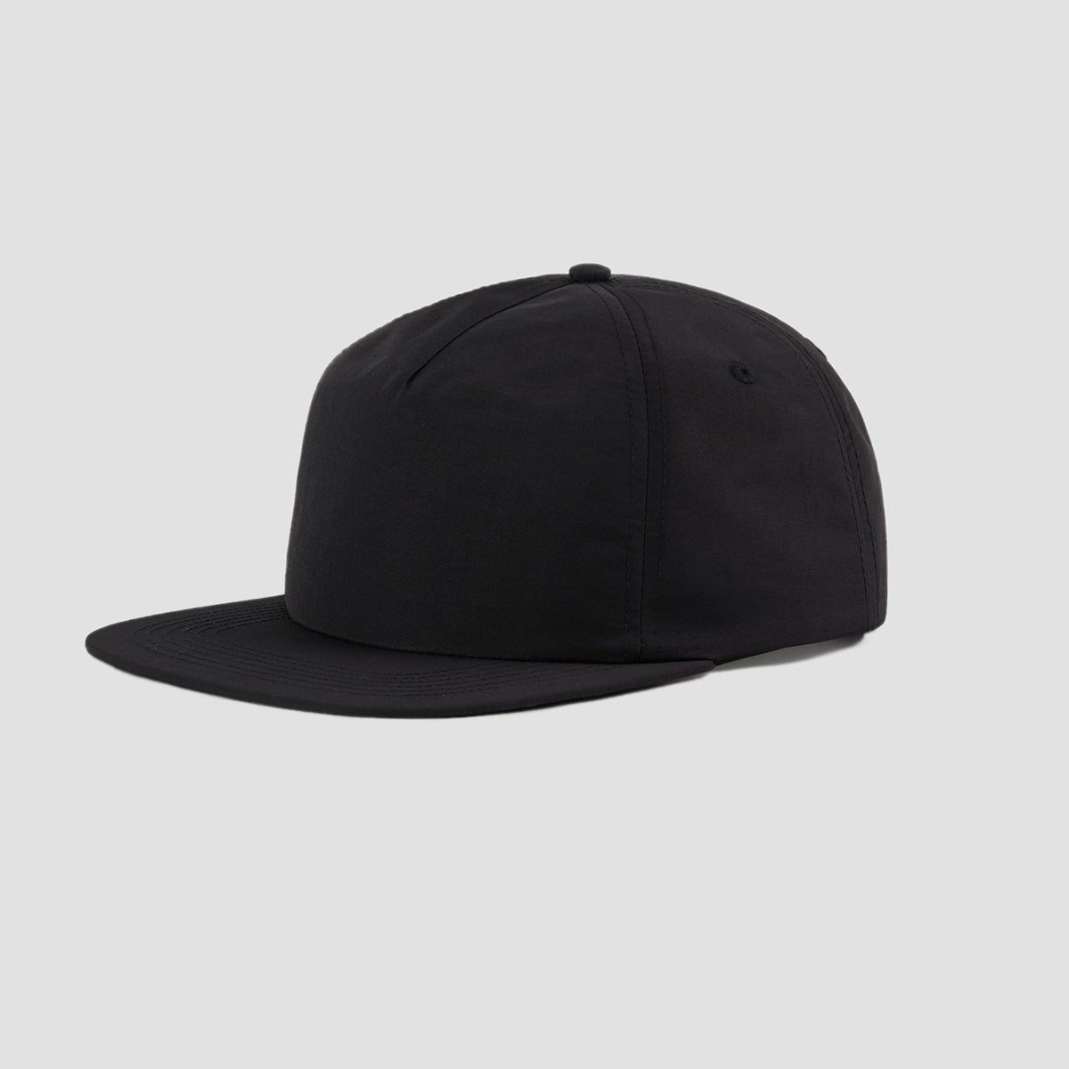 Blank 5 Panel Unstructured Nylon Snapback Hat Wholesale - 6712