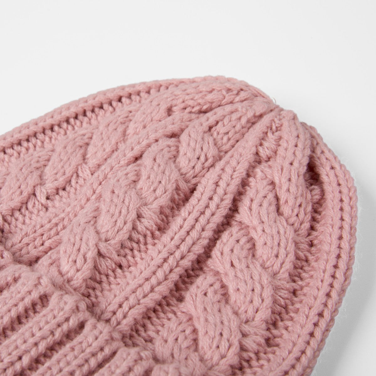 Blank Australian Wool Cable Knit Beanie Wholesale - 1340