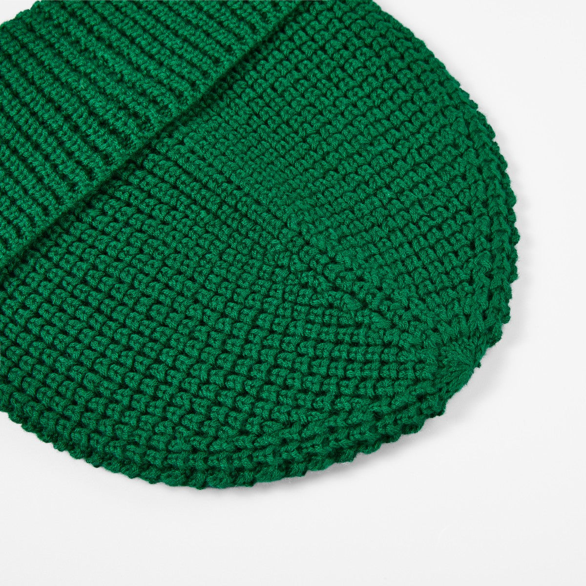 Blank Knit Cuffed Waffle Beanie Wholesale - 1546