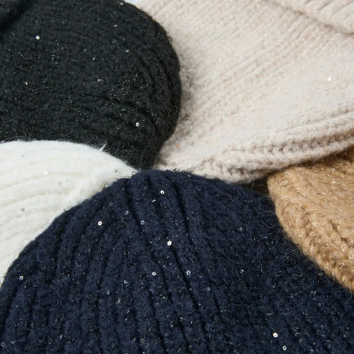Blank Cuffed Sparkle Blend Beanie Wholesale - 1285 Foremost Hat