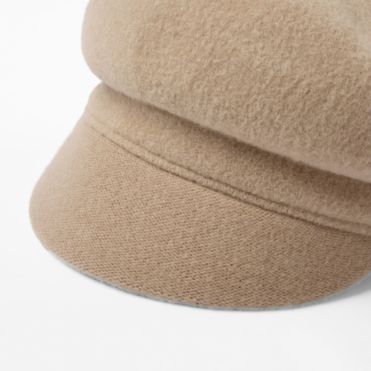 Blank RWS-Certified Wool Wide-Brim Beret Wholesale - 1323