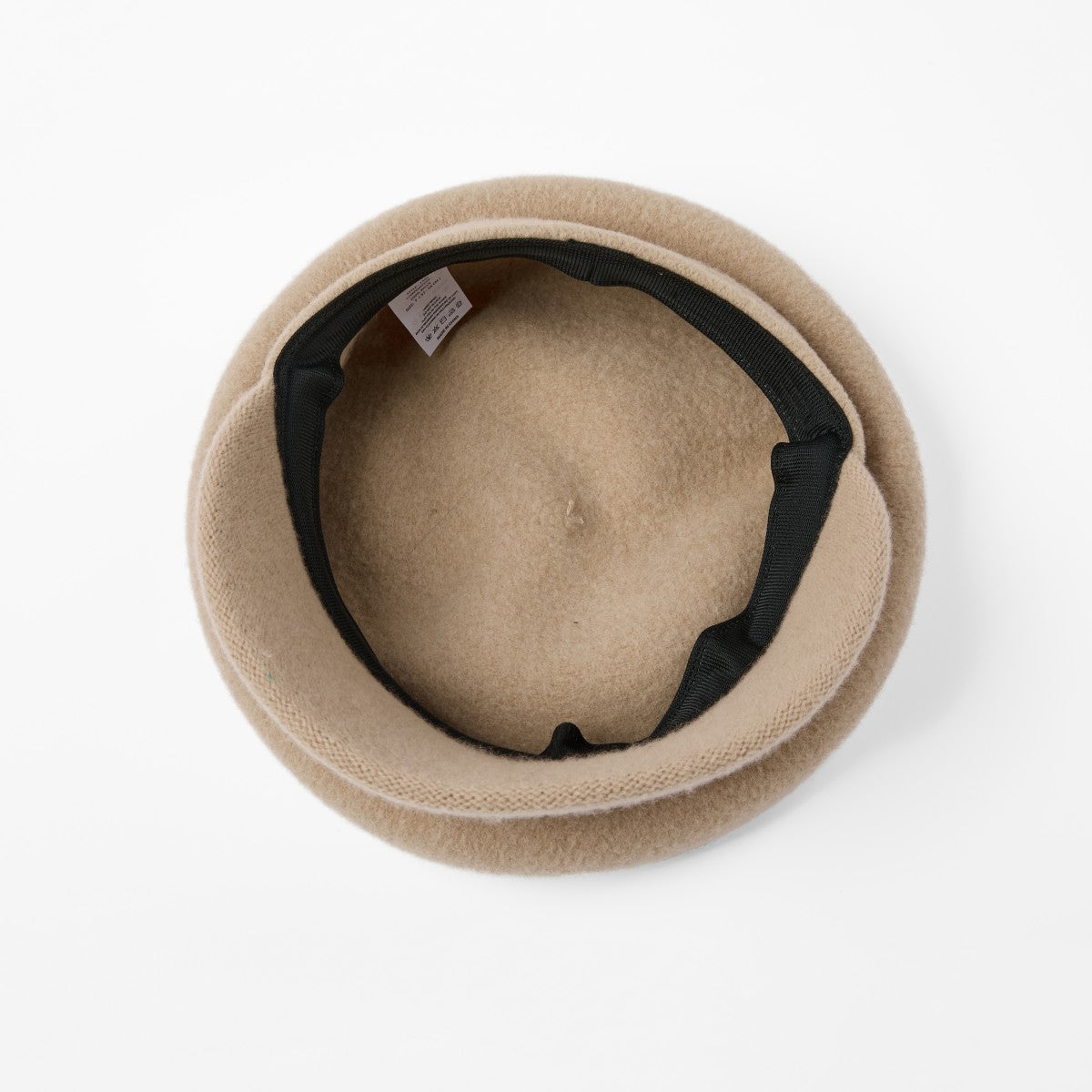 Blank RWS-Certified Wool Wide-Brim Beret Wholesale - 1323