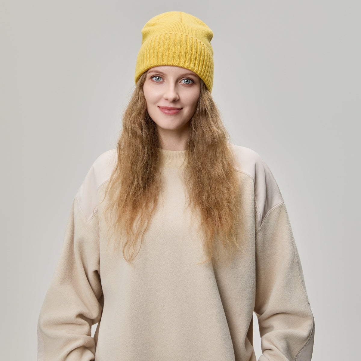 Blank Premium Ribbed Knit Wool Beanie Wholesale - 1188