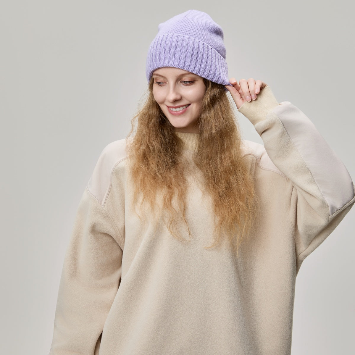 Blank Premium Ribbed Knit Wool Beanie Wholesale - 1188