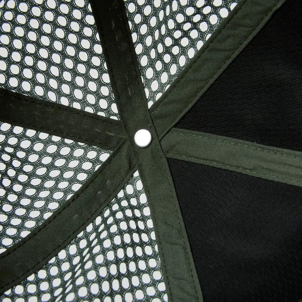 Blank 6 Panel Nylon Mesh Recycled Snapback Trucker Hat Wholesale - 6482 Foremost Hat