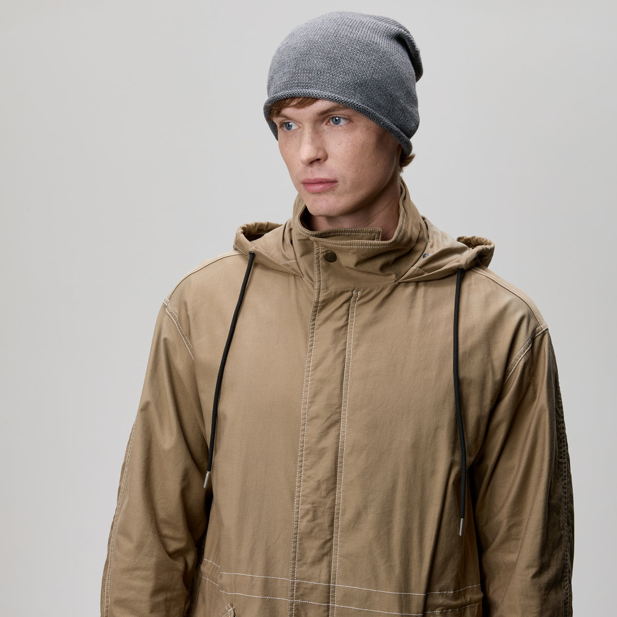 Blank Merino Wool Slouchy Beanie Wholesale - 1258