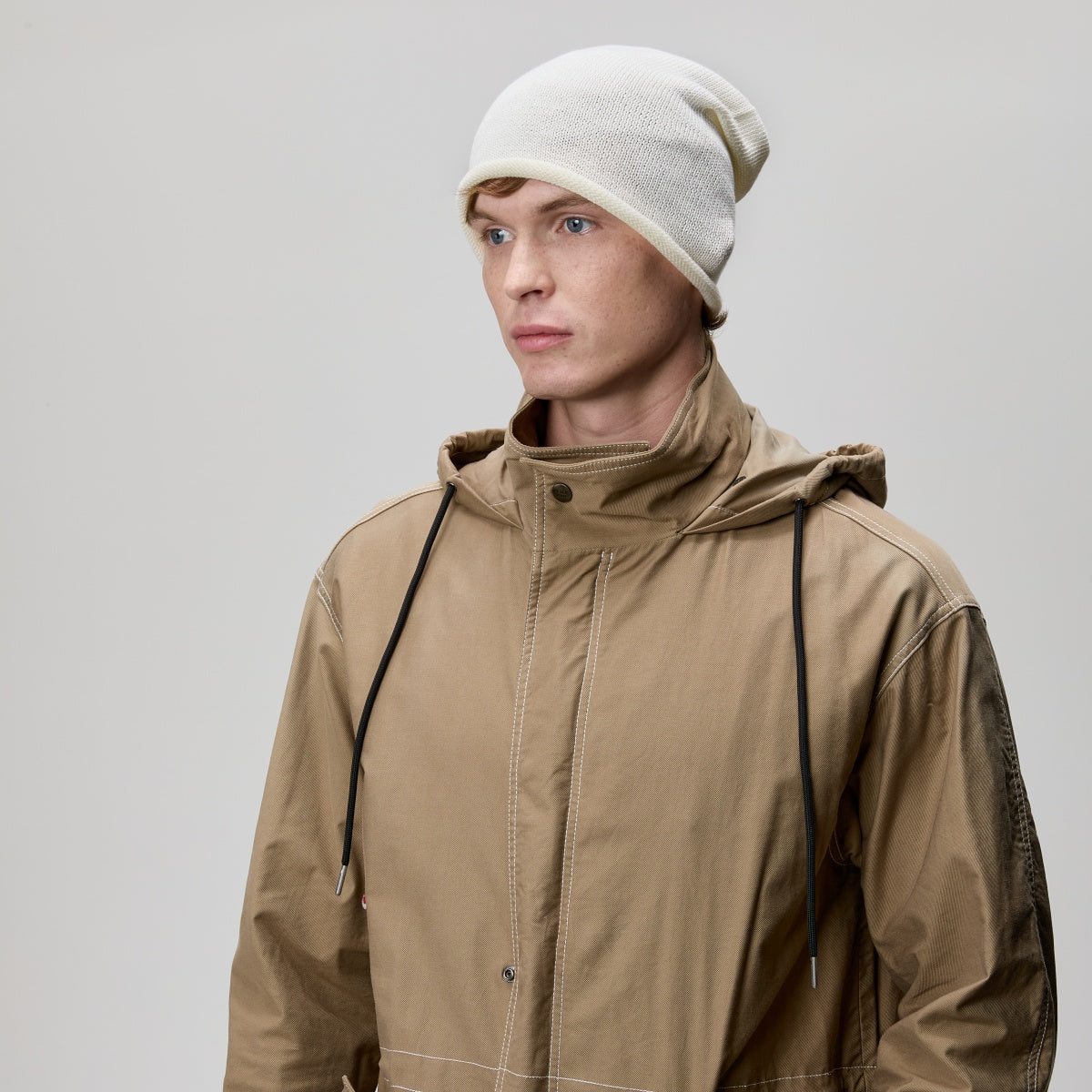 Blank Merino Wool Slouchy Beanie Wholesale - 1258