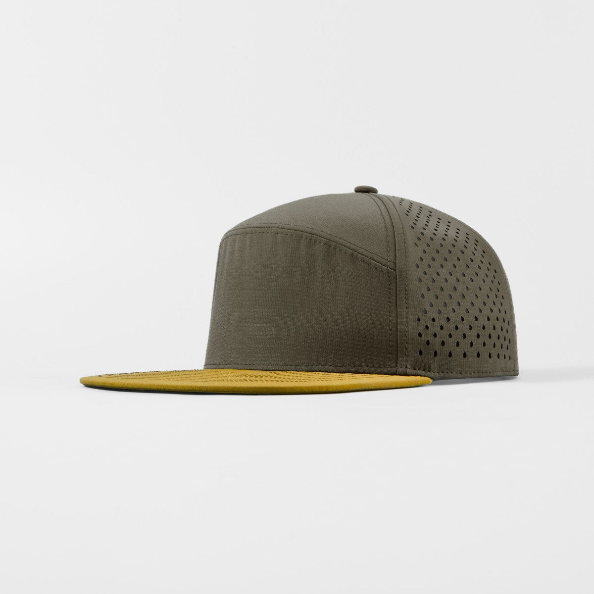 Blank 6 Panel Water Repellent Perforated Snapback Hat Wholesale - 6023