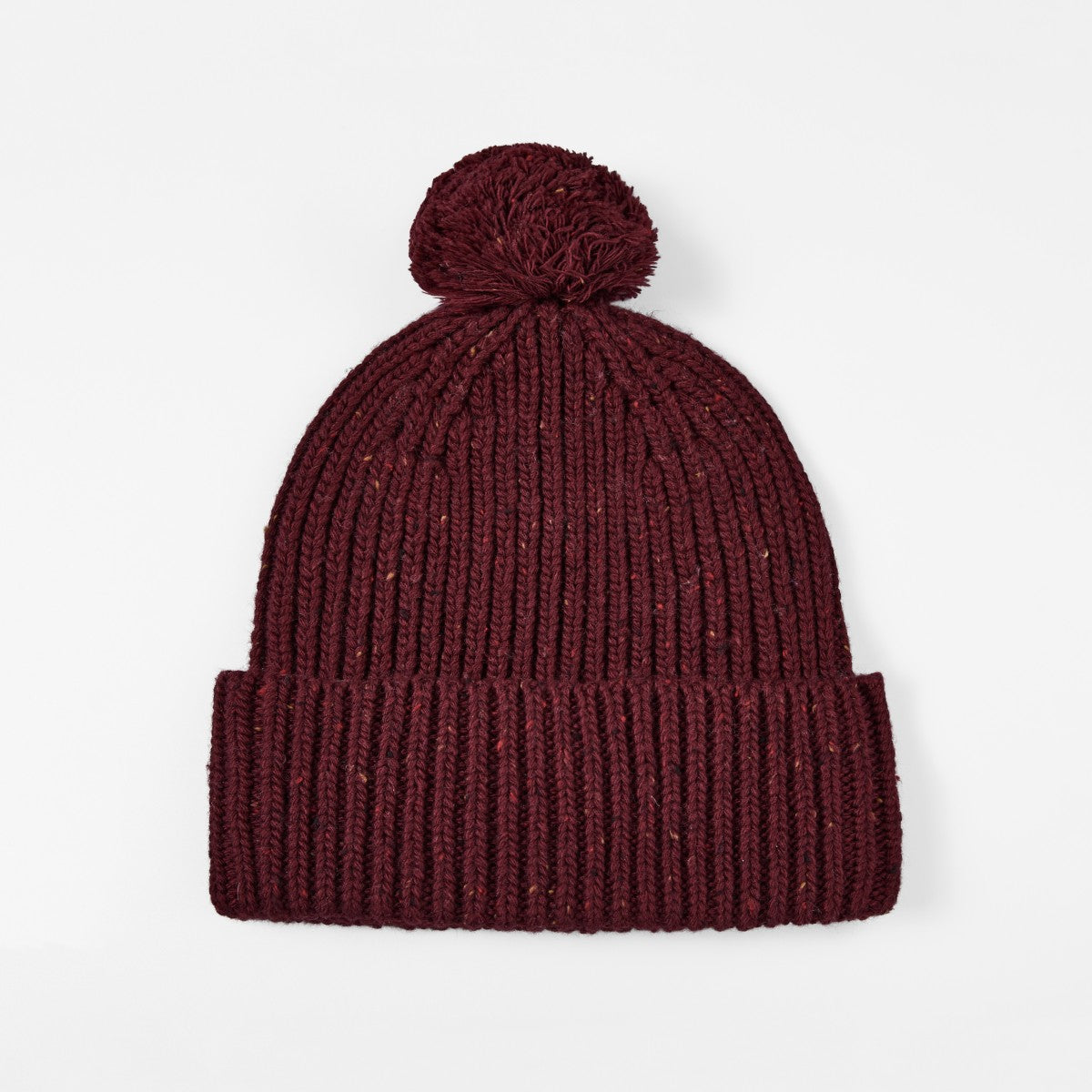 Blank Wool Speckled Beanie with Pom-Pom Wholesale - 1192