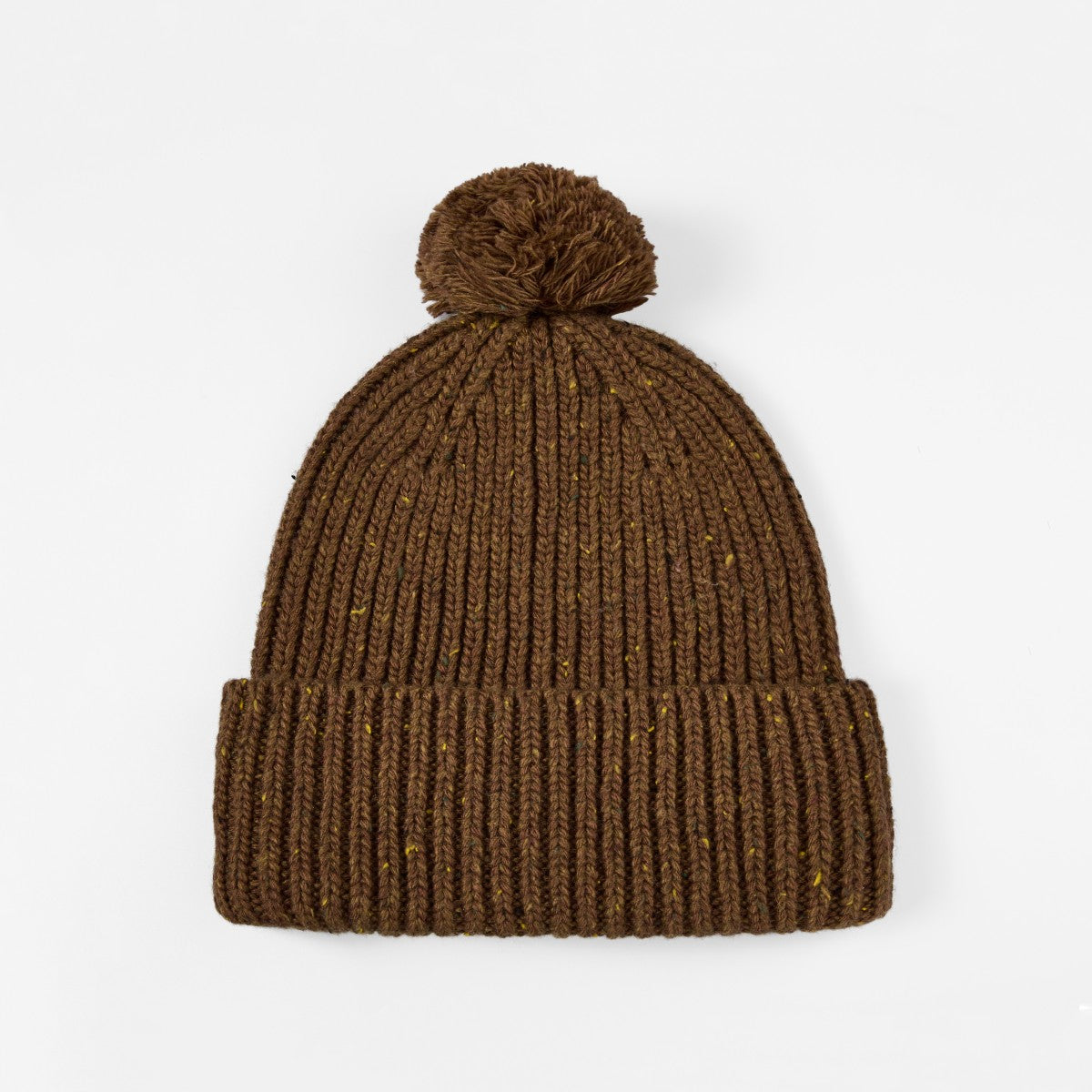 Blank Wool Speckled Beanie with Pom-Pom Wholesale - 1192