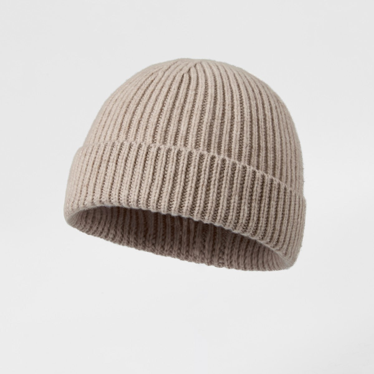 Blank 100% Merino Wool Fisherman Beanie Wholesale - 1281