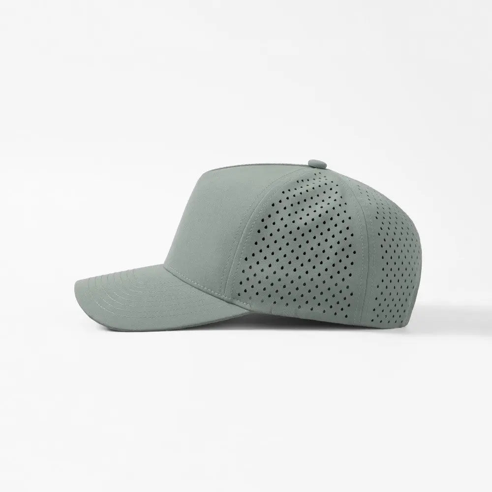 Blank 5 Panel Perforated Recycled Snapback Kids Golf Hat Wholesale - 5479 Foremost Hat