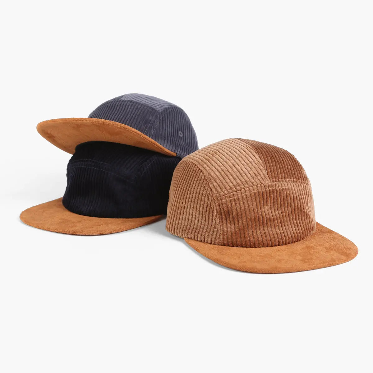 Blank 5 Panel Corduroy Camper Hat Wholesale - 6715 Foremost Hat